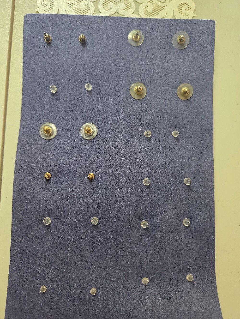 Assorted Purple Vintage Women’s Stud Earring Set - 12 Pairs - Picture 5 of 5